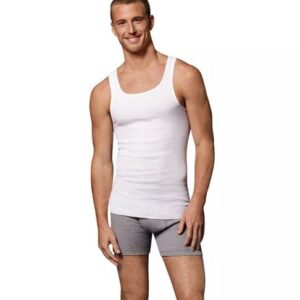 Alternative view of Paquete de 10 camisas de resaque para hombre talla M - Hanes