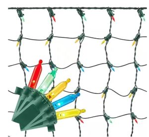 Red de mini luces navideñas LED de 150L de 4x6ft - Home Accents