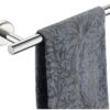 Toallero color plata cromado de acero inoxidable de  39in - JQK
