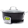 Sartén inteligente antiadherente de 6 qt, negro - GreenPan