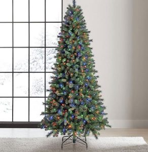 Árbol de navidad Virginia preiluminado 7,5 pies con 8 funciones LED -Member's Mark