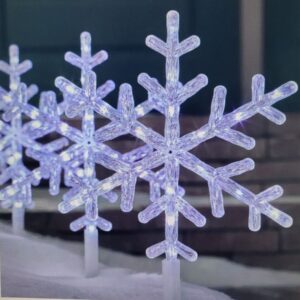 Alternative view of 4 Luces para patio con forma de copo de nieve - Philips