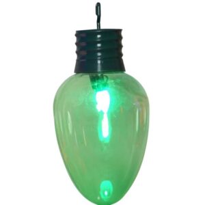 Alternative view of 3 Focos LED grandes navideños color verde - HolidayTime