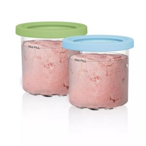 Alternative view of Paquete de 2 frascos Pintas y tapas para maquina de helados Ninja CREAMi