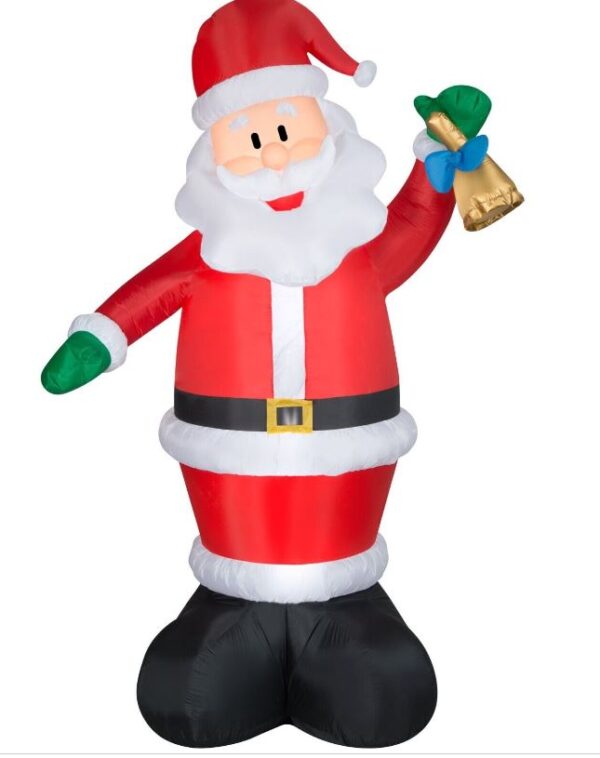 Inflable navideño de Santa Claus 10 pies marca HolidayTime