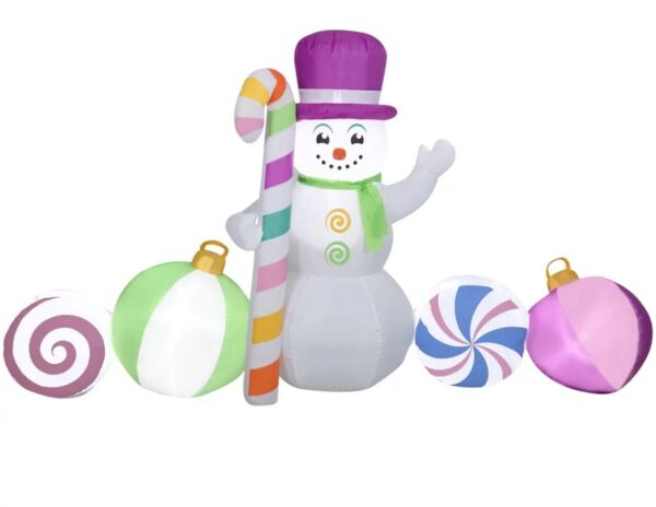 Inflable navideño de muñeco de nieve 9 pies  - Holidaytime