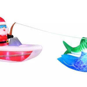 Inflable navideño de pesca 14 pies - Holiday Time
