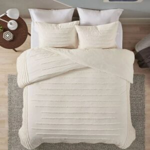 Alternative view of Juego de edredon 3 piezas estilo chenilla Ronan - Urban Habitat