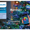 Set inicial de cadena de  25 mini luces LED controlable por telefono marca philips