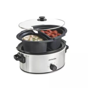 Alternative view of Olla de cocción lenta de doble plato de 6 QT - Proctor Silex