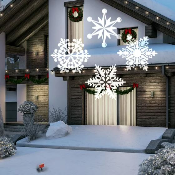 Proyector de luces navideñas para exteriores o interiores - Snow Flurry - Imagen 3
