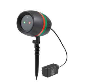 Proyector navideña láser de movimiento rojo y verde - Star Shower