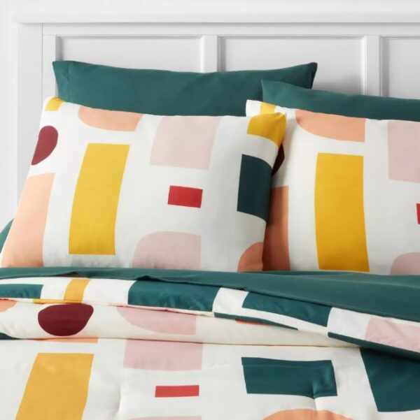 Juego de sabanas y edredon de 5 piezas Tamaño Twin XL, verde - Room Essentials™