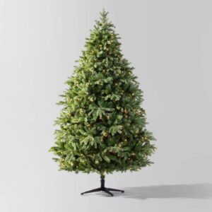 Arbol de Navidad de abeto balsámico preiluminado de 5.5 ft - Wondershop™