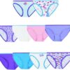 Paquete de 14 calzones para niña talla 14 marca Hanes
