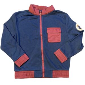 Alternative view of Conjunto de ropa guinda y azul de 3 piezas para niño talla M (8) - Members Mark