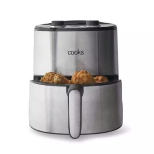 Alternative view of Freidora de aire de acero inoxidable de 4,3 cuartos - Cooks
