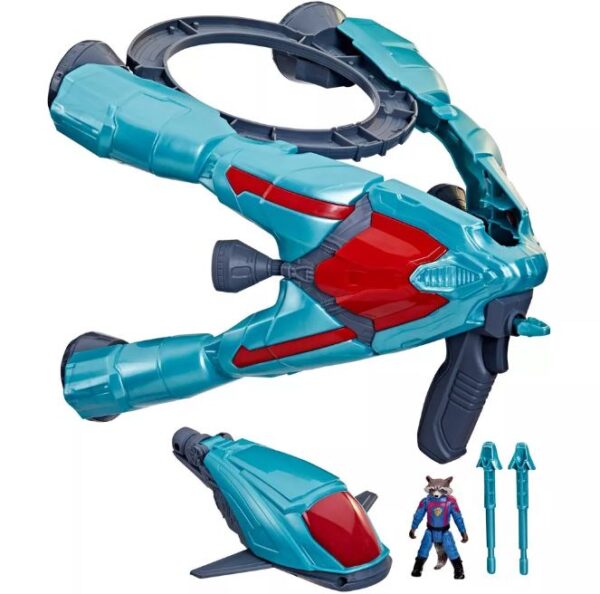 Juguete Nave espacial galáctica 2 en 1 con figura de acción de Marvel Guardianes de la Galaxia Vol. 3