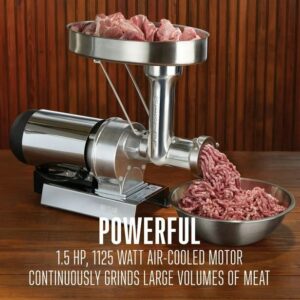 Alternative view of Molino de carne y embutidora de salchichas de grado comercial - Weston