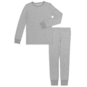 Conjunto de ropa térmica tipo gofre para niñas Talla XL, Gris - Athletic Works