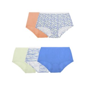 Paquete de 5 calzones de algodón talla XL para dama -Fruit Of The Loom