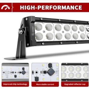 Alternative view of Lampara de Barra LED curva de 50" para carro - Yitamotor