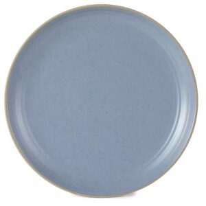 Alternative view of 4 Platos planos de ensalada de gres, Azul - Linden Street