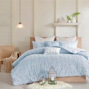 Alternative view of Juego de duvet de 5 piezas Tamaño Twin, Azul - Urban Habitat