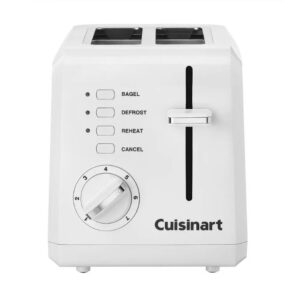 Alternative view of Tostadora de 2 rebanadas, Blanca - Cuisinart