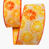 Liston con estampado de naranjas de 2.5" de ancho - Member's Mark