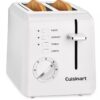 Tostadora de 2 rebanadas, Blanca - Cuisinart