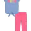 Conjunto de 2 piezas para niña talla 2T azul marca Puma
