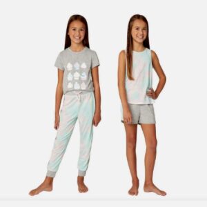 Conjunto de pijama 4 piezas para niña talla S-7/8 - BCBG