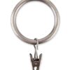 Juego de 7 anillos de clip para cortina de baño - Liz Claiborne