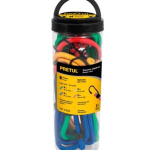 Alternative view of Juego de 8 tensores elásticos marca Pretul