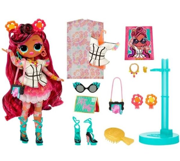 Muñeca de juguete con accesorios marca LOL Surprise OMG Queens