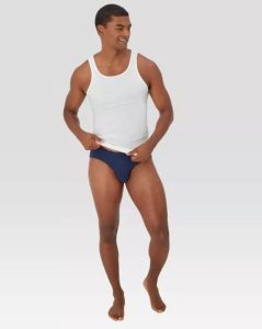 Paquete de 6 calzones para caballero talla XL 40/24 - Hanes Premium