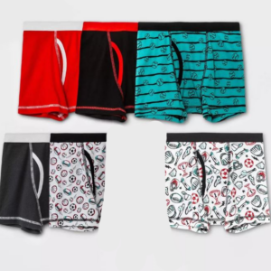 Paquete de 6 calzones para niño talla L 10/12 - Cat & Jack