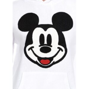Alternative view of Sudadera blanca con gorro para dama talla XS - Mickey Mouse