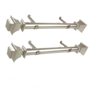 Alternative view of Par de Remates para barras de cortina de niquel - Rod Desyne