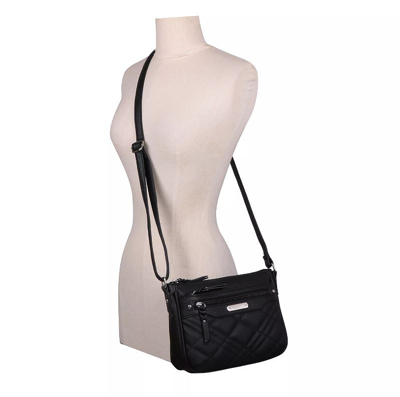 Bolso de hombro para mujer, cafe oscuro - Rosetti - Imagen 2