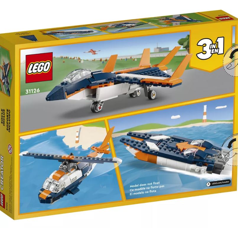 LEGO Creator 3 en 1 Jet helicoptero y barco Segunda que Barato