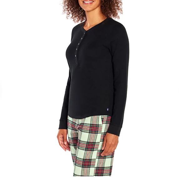Pijama De Franela De Algodón Para Mujer - Conjunto Holgado De Manga Larga, Ideal Para Invierno Y Primavera