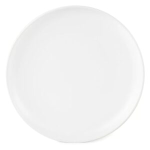 Alternative view of Juego de 4 platos llanos de gres, color blanco - Loom + Forge