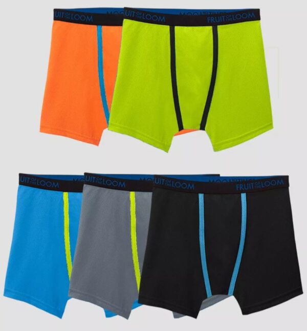 Paquete de 5 calzones para niño talla S 6-8 - Fruit of the lemon