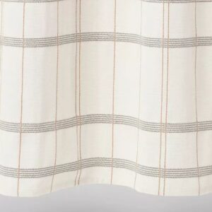 Alternative view of Cortina de baño con estampado a cuadros marca Threshold