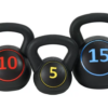 Juego de 3 pesas rusas para ejercicio de 5 lb, 10 lb y 15 lb - BalanceFrom
