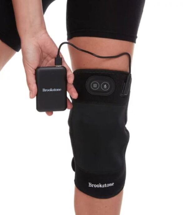 Masajeador para rodilla 3 en 1 marca Brookstone