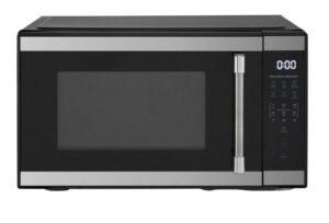 Microondas de 1,1 ft cúbicos de 1000 vatios negro/plata – Hamilton Beach