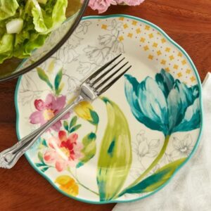 Alternative view of Juego de 6 platos llanos de 10.6", Blooming Bouquet - The Pioneer Woman